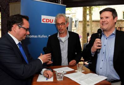 Mit Oberbürgermeister-Kandidat Thomas Kufen - 